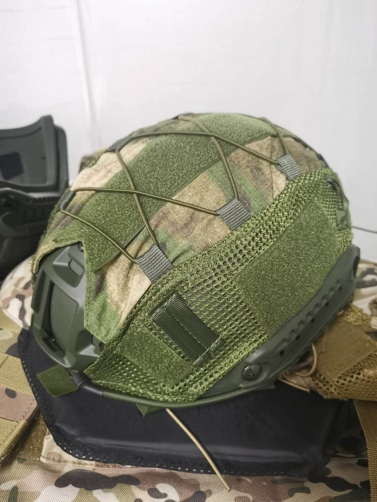 Couvre Casque FAST Multicam DMoniac - Unisexe Adulte - Compatible Majorité Casques FAST - Camouflage Tactique