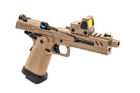 RÉPLIQUE GBB GAZ HI-CAPA 5.1 SPLIT ALL TAN 1,0J + POINT ROUGE BDS