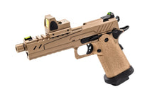 RÉPLIQUE GBB GAZ HI-CAPA 5.1 SPLIT ALL TAN 1,0J + POINT ROUGE BDS