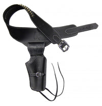 Ceinturon Noir pour 1 ou 2 Revolvers Western