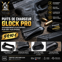 GLOCK GEN 1-5 PUIT DE CHARGEUR PRO EN ALU POUR Glock 17
