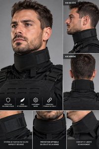 Protection Balistique Cou & Gorge ANORAK Titanium® I IIIA++