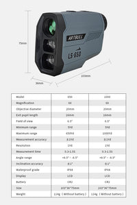 Télémètre Laser Chasse 650M - Objectif Jumelles