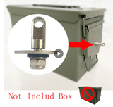 Support pour cadenas boite à munitions