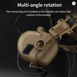 Earmor M32 Attache Casque FAST M-lock et ARC