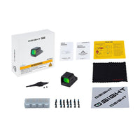 Osight SE | Optique fermée Empreinte RMSc Point Vert 6 MOA Point Rouge Multi-réticules pile bouton CR1620