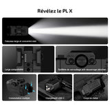 Olight PL X | Lampe Tactique Rechargeable USB-C 1200 Lumens à Double Faisceau