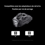 Olight PL X | Lampe Tactique Rechargeable USB-C 1200 Lumens à Double Faisceau