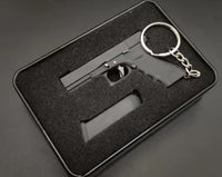 Porte-clés fonctionnel et réaliste G17 en métal