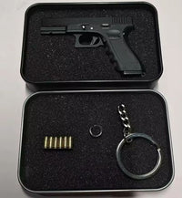 Porte-clés fonctionnel et réaliste G17 en métal
