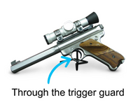 Présentoir arme de poing universel