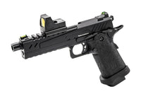 RÉPLIQUE GBB GAZ HI-CAPA 5.1 SPLIT NOIR / NOIR 1,0J + POINT ROUGE BDS