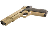 RÉPLIQUE GBB 1911 MEU RAVEN FULL METAL GAZ TAN 1,0 J