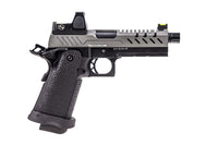 RÉPLIQUE GBB GAZ HI-CAPA 4.3 NOIR / GRIS 0,9J + POINT ROUGE BDS