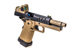 RÉPLIQUE GBB GAZ HI-CAPA 4.3 TAN / NOIR 0,9J + POINT ROUGE BDS