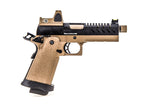 RÉPLIQUE GBB GAZ HI-CAPA 4.3 TAN / NOIR 0,9J + POINT ROUGE BDS