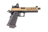 RÉPLIQUE GBB GAZ HI-CAPA 5.1 NOIR / TAN 1,0J + POINT ROUGE BDS