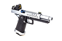 RÉPLIQUE GBB GAZ HI-CAPA 5.1 NOIR / CHROME 1,0J + POINT ROUGE BDS