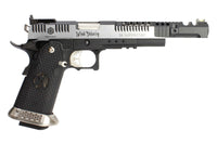 RÉPLIQUE GBB HX2401 IPSC SPLIT SILVER . 38 SUPERCOMP - AW CUSTOM