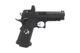 RÉPLIQUE GBB HX2602 FULL BLACK GAZ AVEC RED-DOT FACTICE