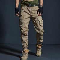 Pantalon militaire tactique à poches multiples type cargo