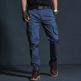 Pantalon militaire tactique à poches multiples type cargo