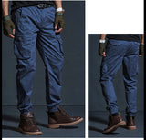 Pantalon militaire tactique à poches multiples type cargo