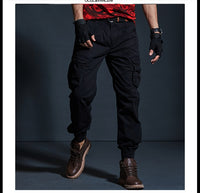 Pantalon militaire tactique à poches multiples type cargo