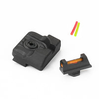 Hausse et guidon fibre optique Glock